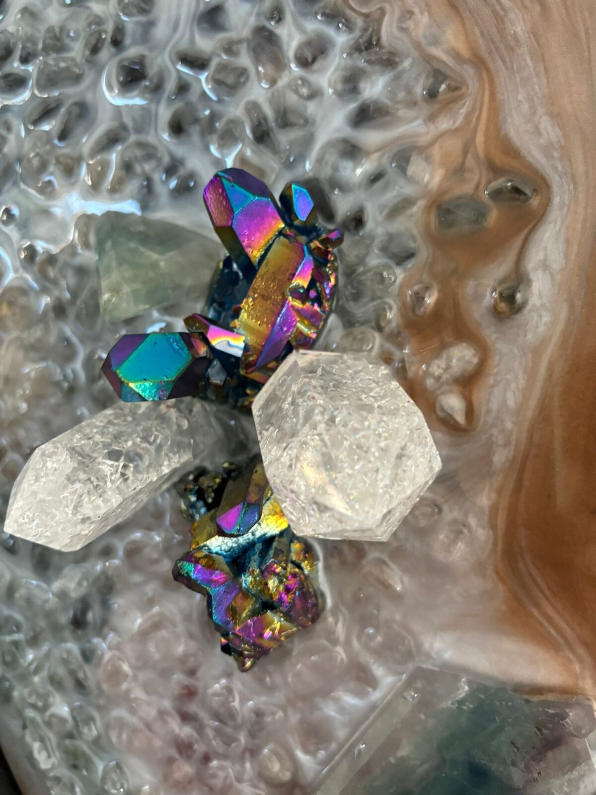 Crystal Alchemy 2023 Epoxy Granite Amethyst Rose Quartz Quartz 55cm €1350 (3) Crystal Alchemy